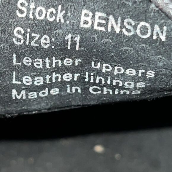 Giovanni Black Leather Shoes Size 11 - Picture 6 of 6